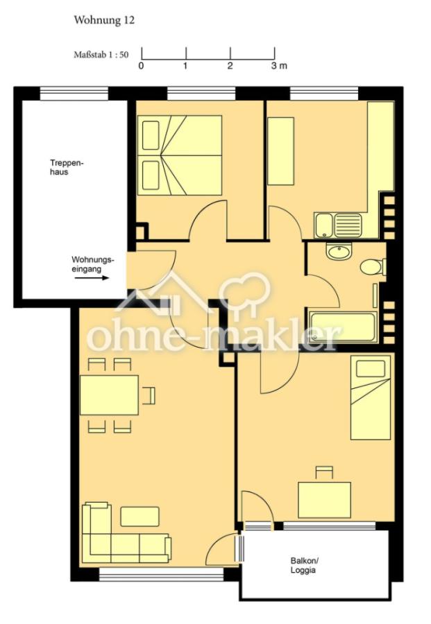 Wohnungsgrundriss