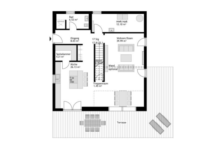 Grundriss Erdgeschoss