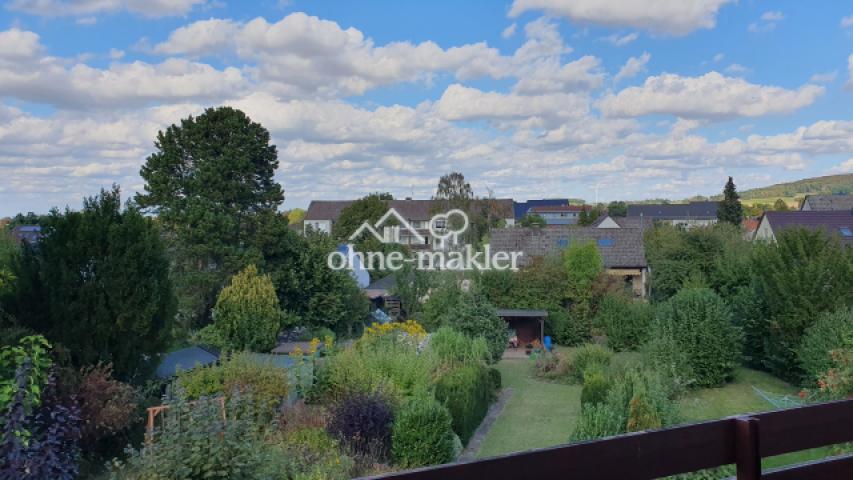 Blick vom Balkon