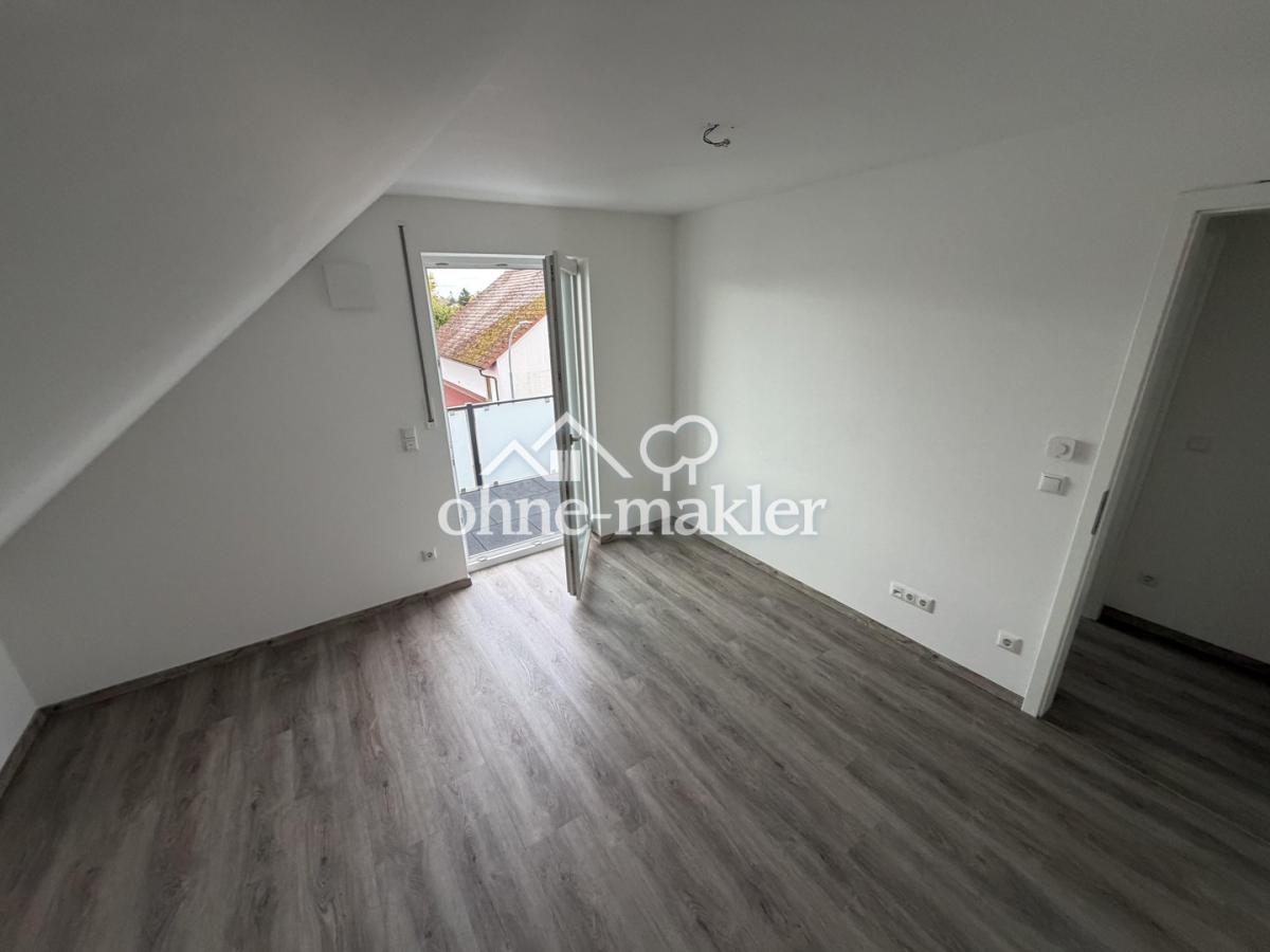 Schlafzimmer mit Balkon