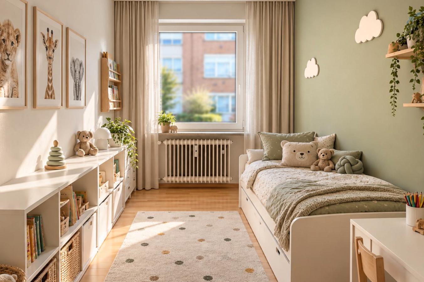kleines Zimmer Visualisierung Kinderzimmer
