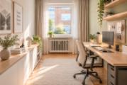 kleines Zimmer Visualisierung Büro