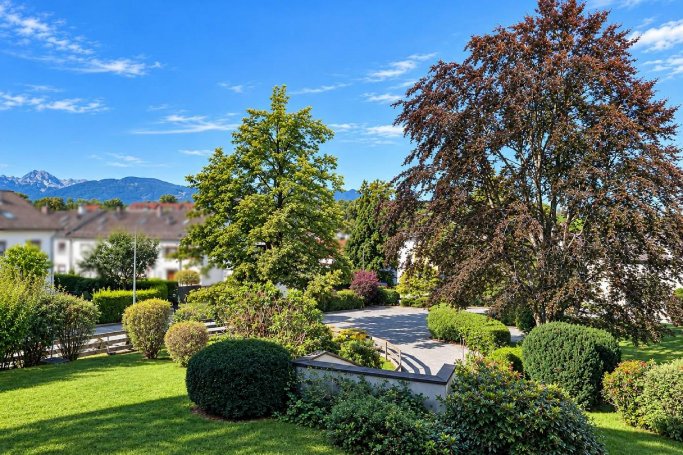 Ausblick Balkon