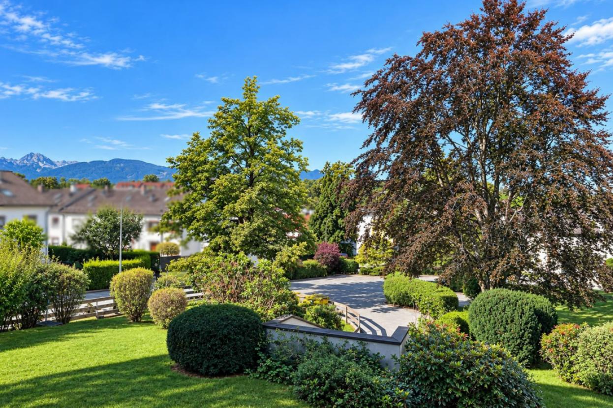 Ausblick Balkon