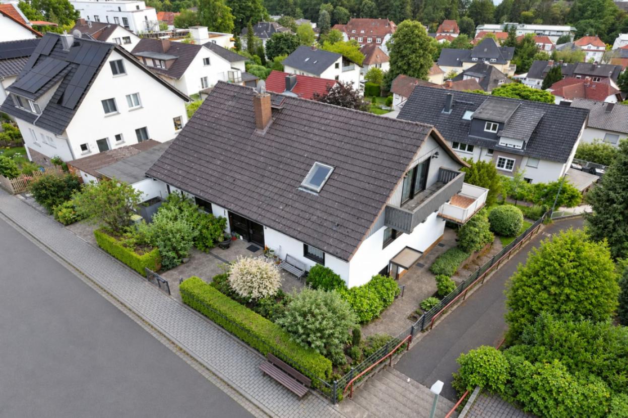 Wohnhaus mit Blick über Bad Orb