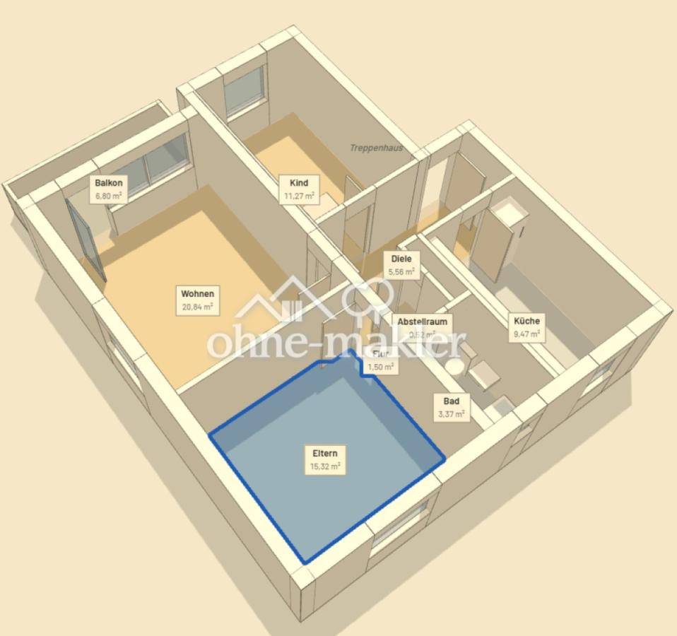 Schlafzimmer Plan