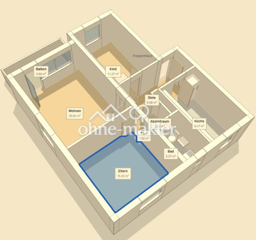 Schlafzimmer Plan
