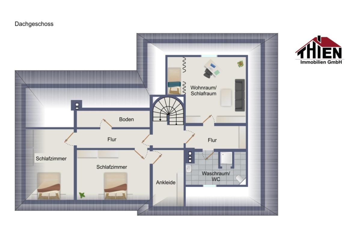 Grundriss Dachgeschoss