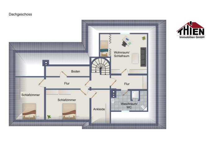 Grundriss Dachgeschoss