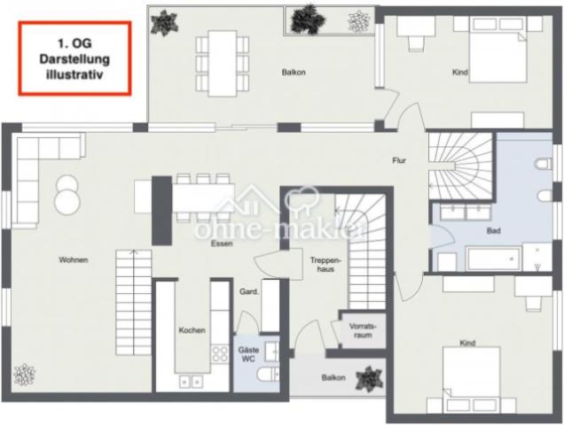 Grundriss 1. OG