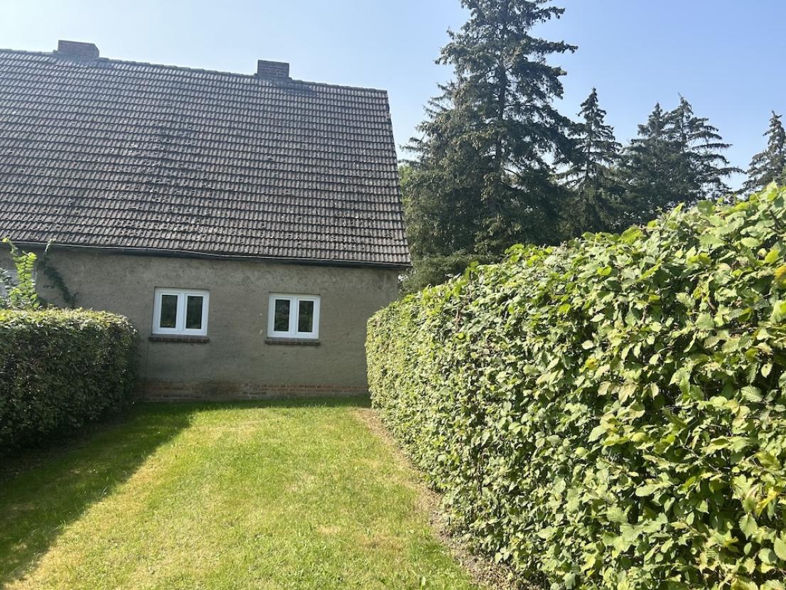 Vorgarten mit Blick auf das Haus
