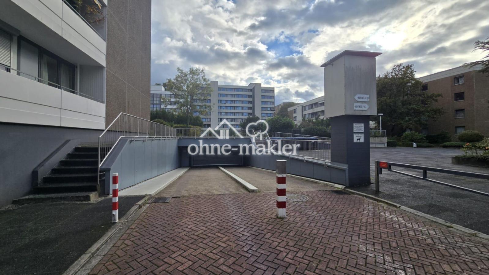 Tiefgaragenzufahrt