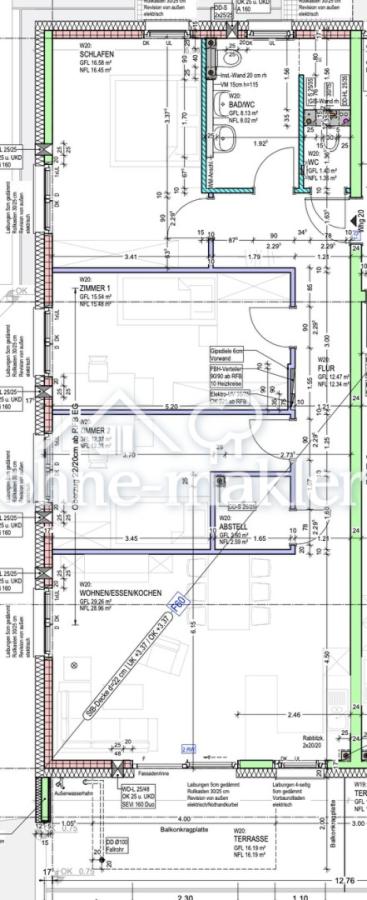 Aktuellester Wohnungsplan