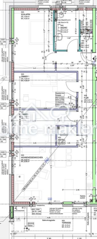 Aktuellester Wohnungsplan