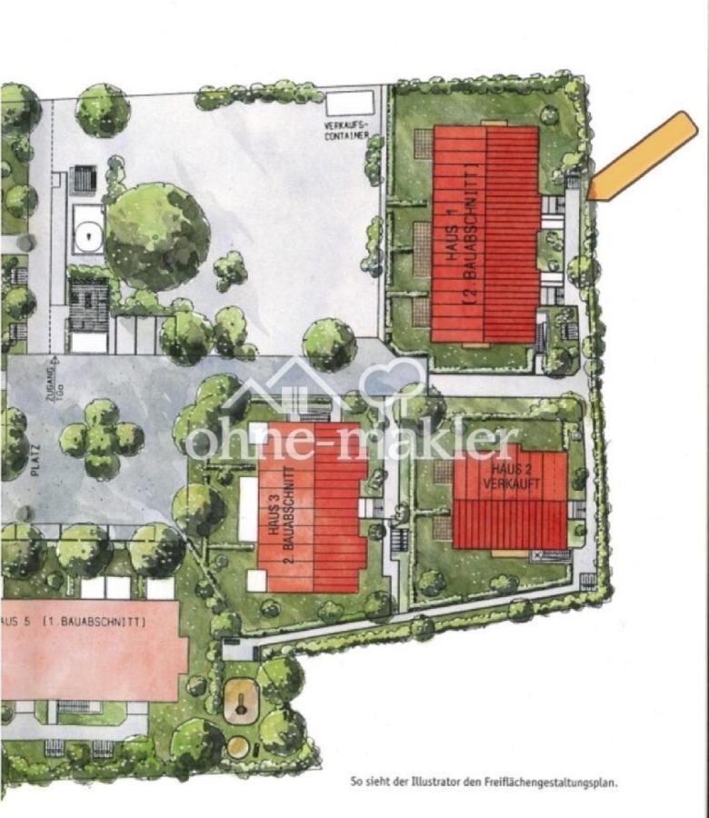 Lageplan Wohnanlage