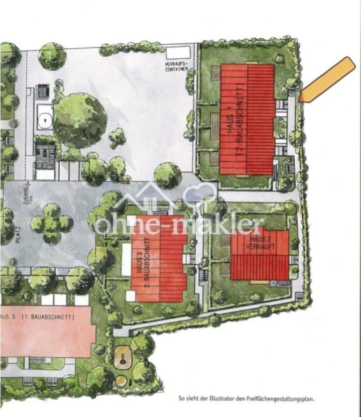 Lageplan Wohnanlage