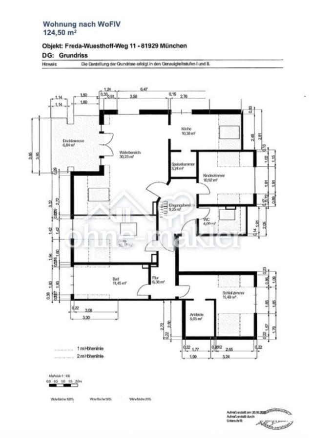 Grundriss Wohnung WoFlV