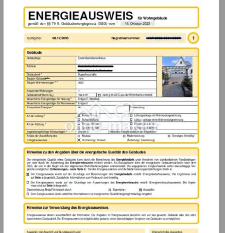 Energieausweis Seite 1