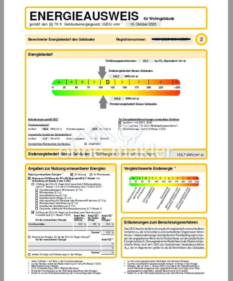 Energieausweis Seite 2