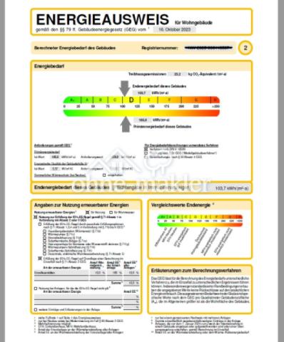 Energieausweis Seite 2