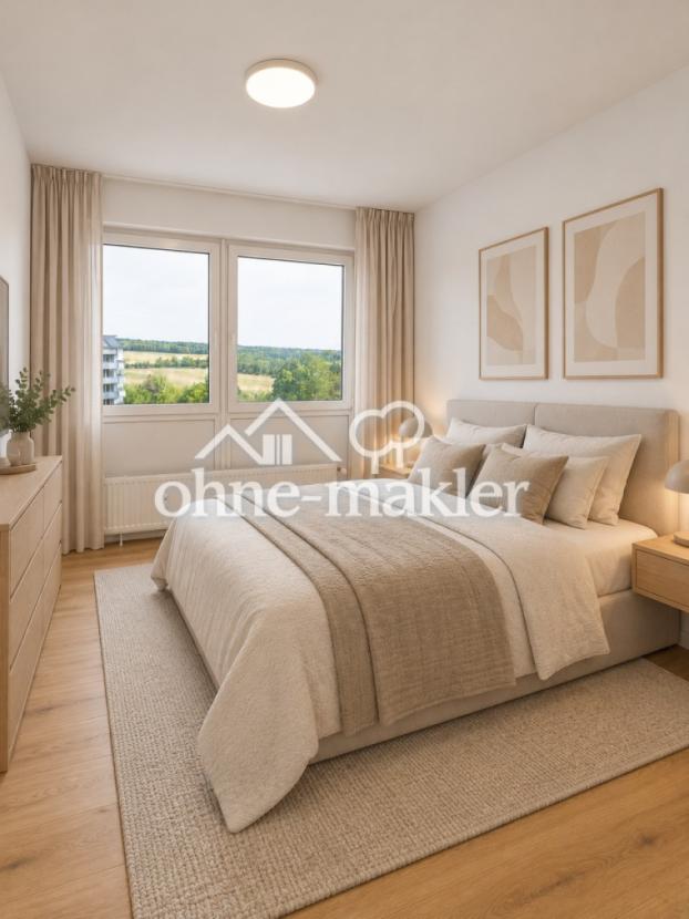 Schlafzimmer visualisiert