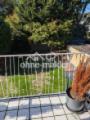 Blick vom Balkon in den Garten