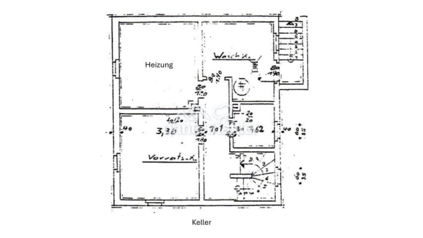 Grundriss Keller