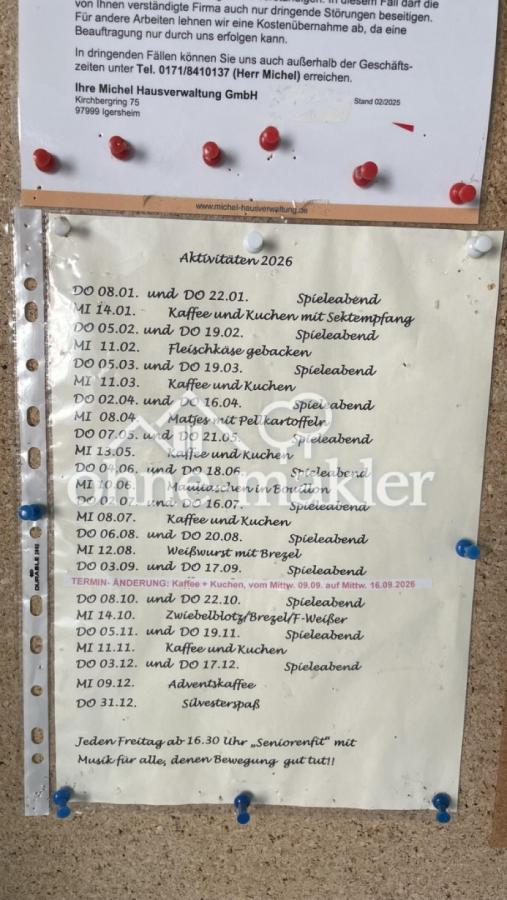 Einladung zu Aktivitäten
