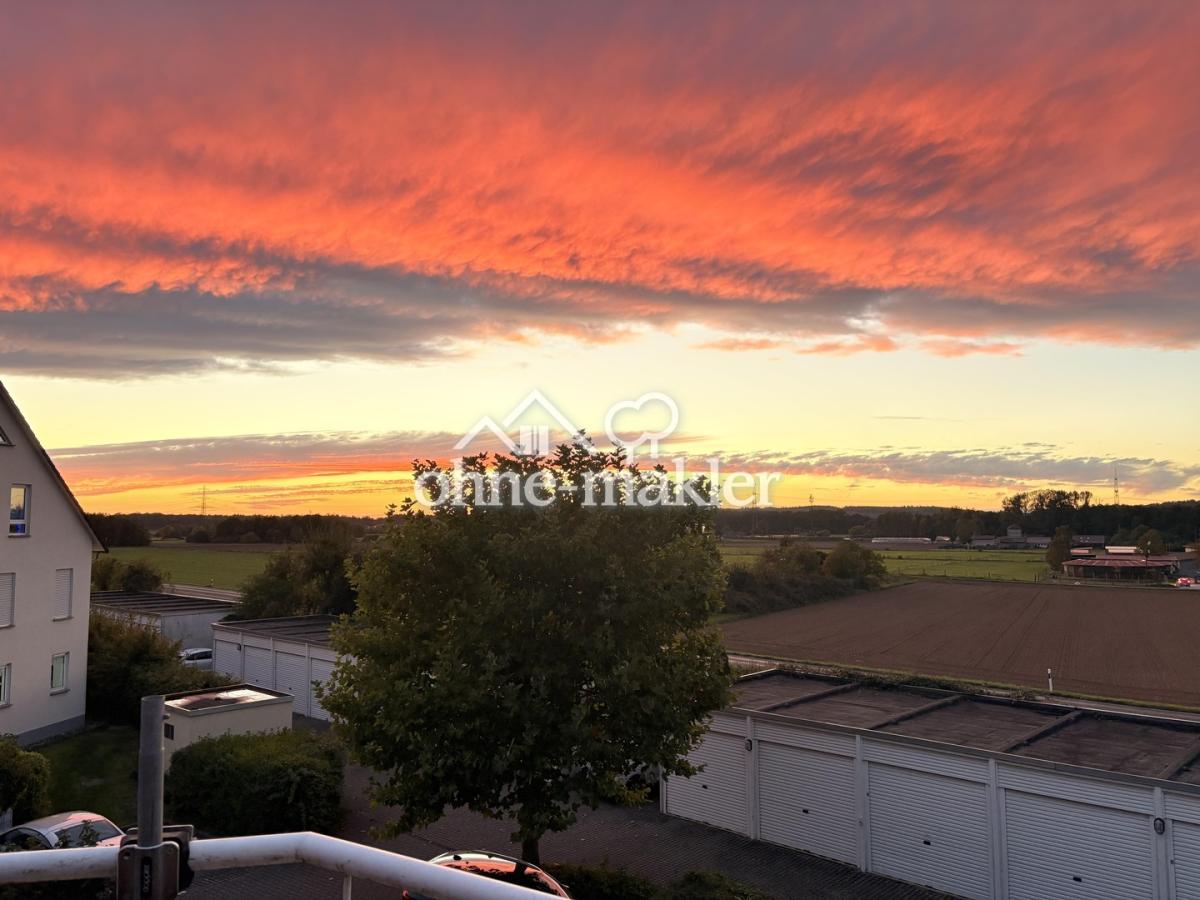 Blick vom Balkon