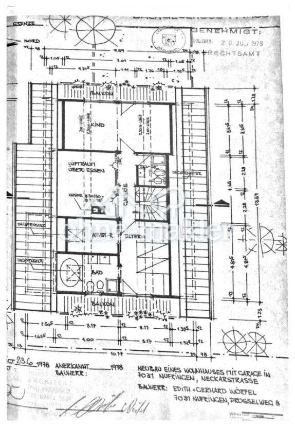Grundriss Dachgeschoss