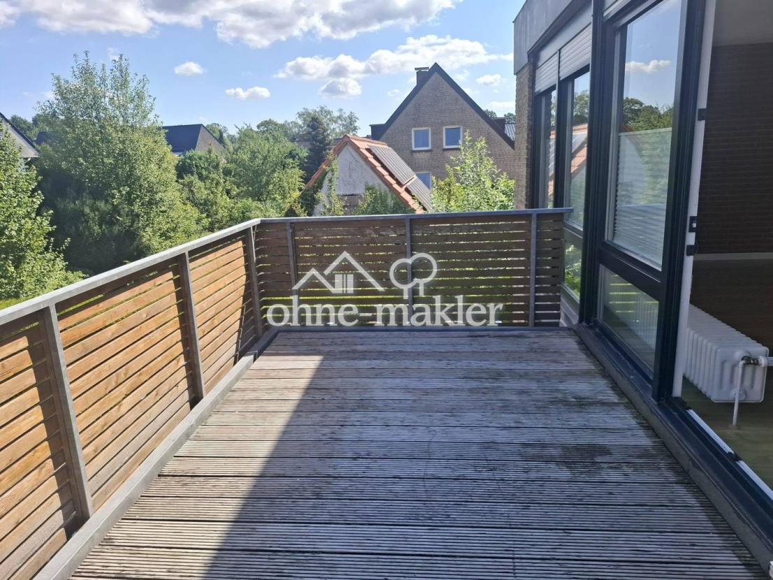 Balkon im Mittelgeschoss