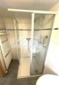 Dusche mit Handtuchtrockner