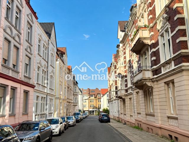 Blick von oben in die Alsenstr