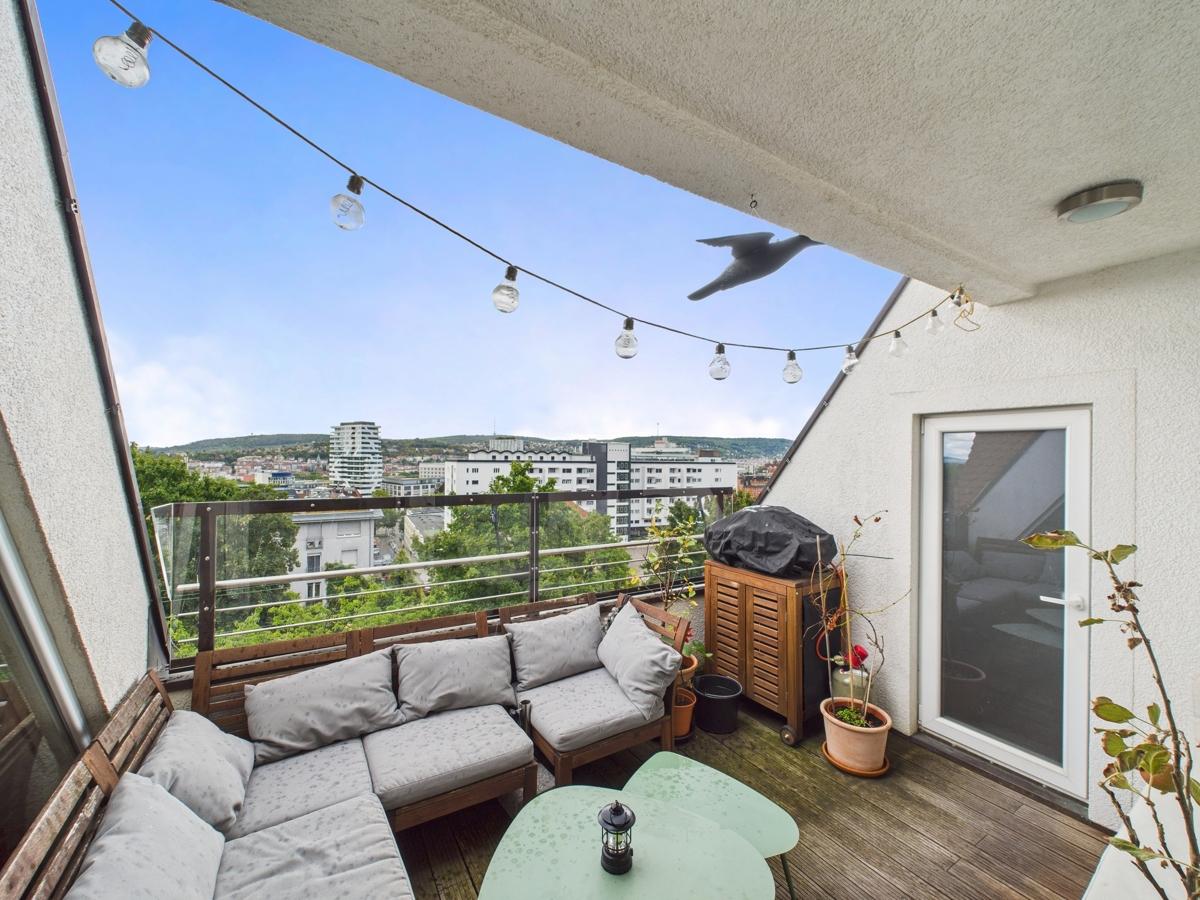 Loggia mit Stauraum
