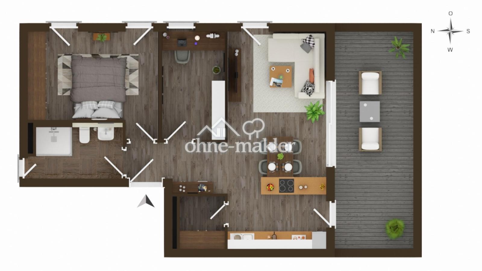 Grundriss Wohnung