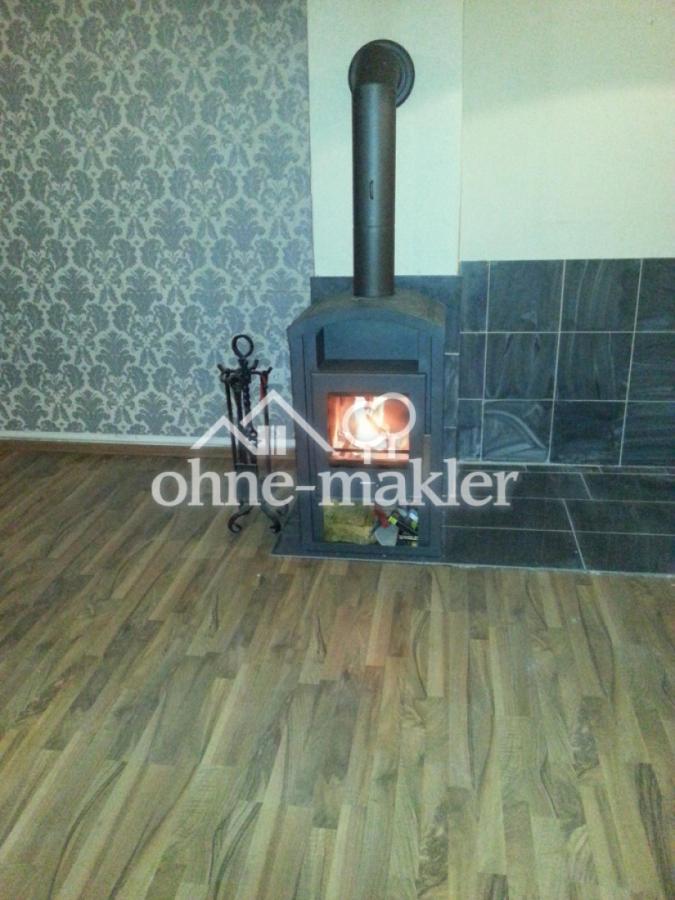 Kaminofen im WZ , EG