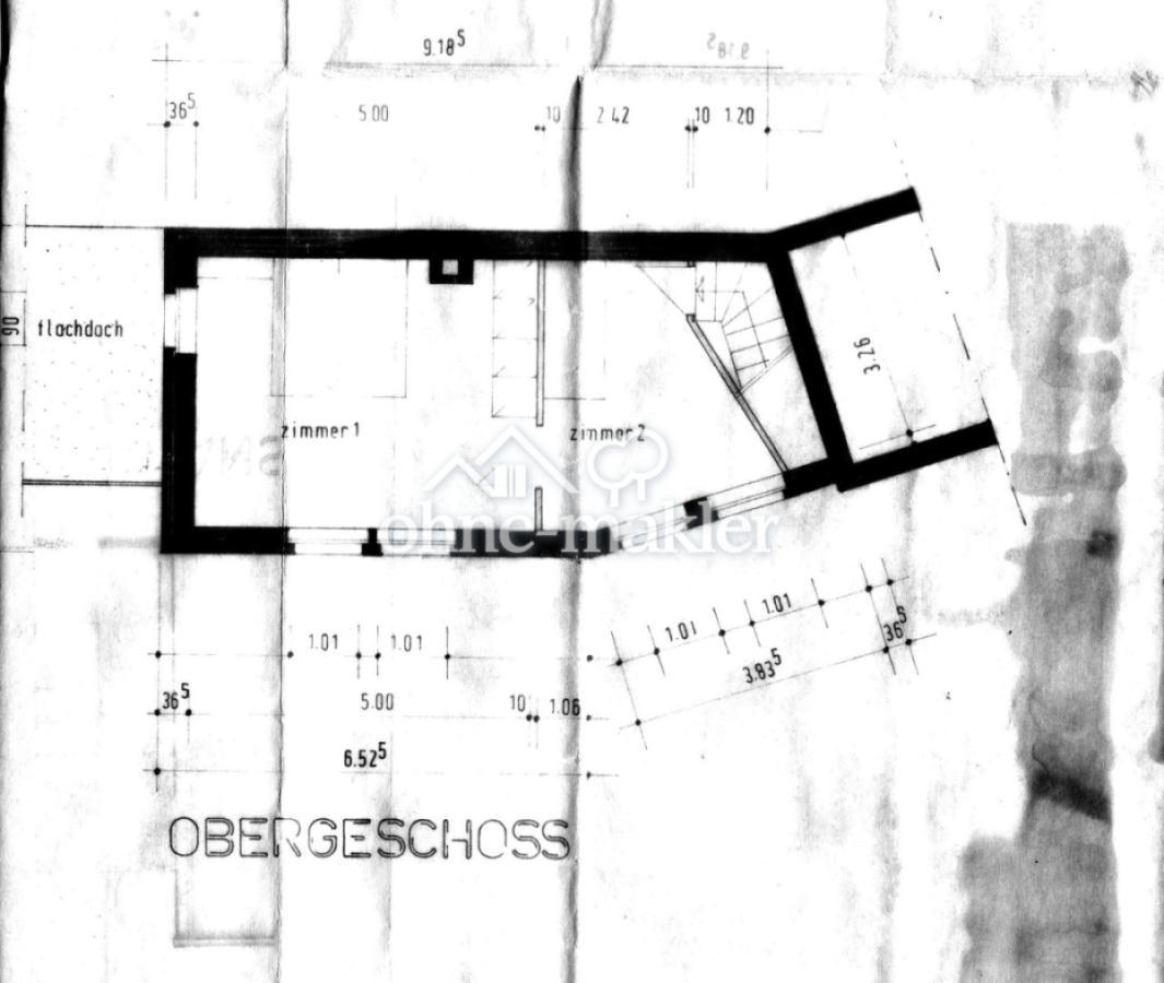 Grundriss Anbau 1.OG