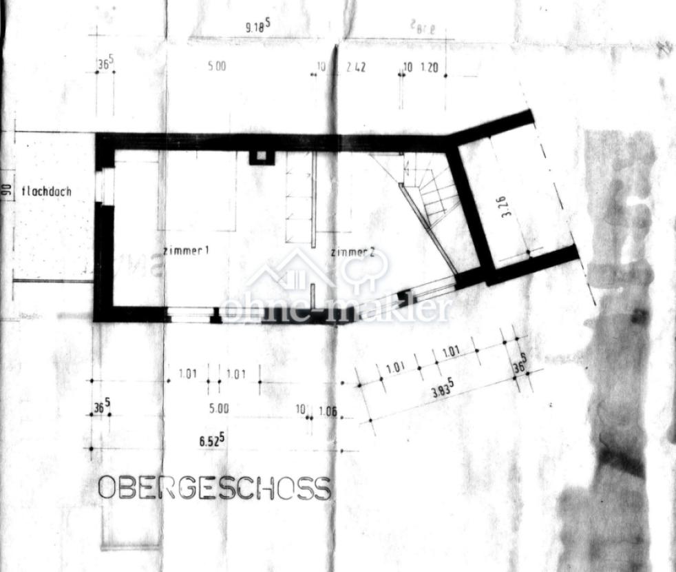 Grundriss Anbau 1.OG