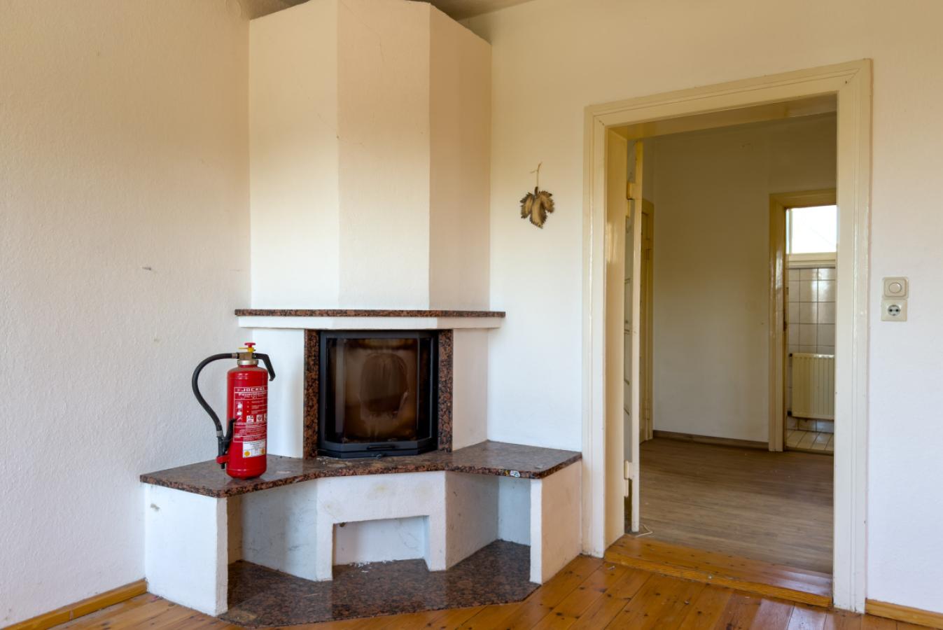 Haupthaus-Kamin im Wohnzimmer