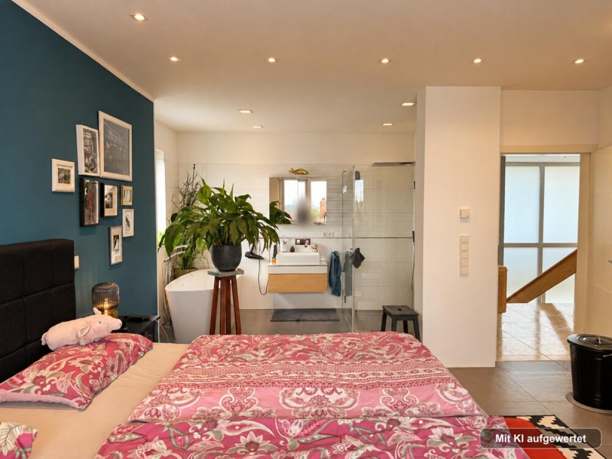 Schlafzimmer mit eigenem Bad