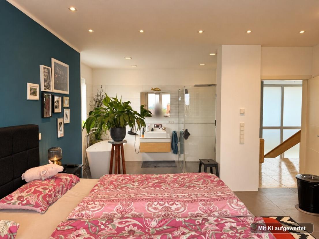 Schlafzimmer mit eigenem Bad