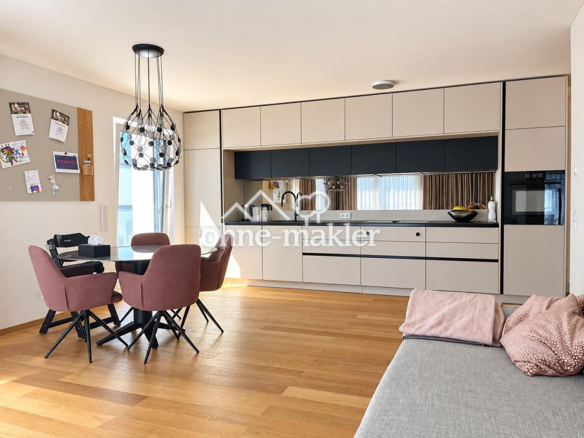 Offenes Wohnen mit Designküche