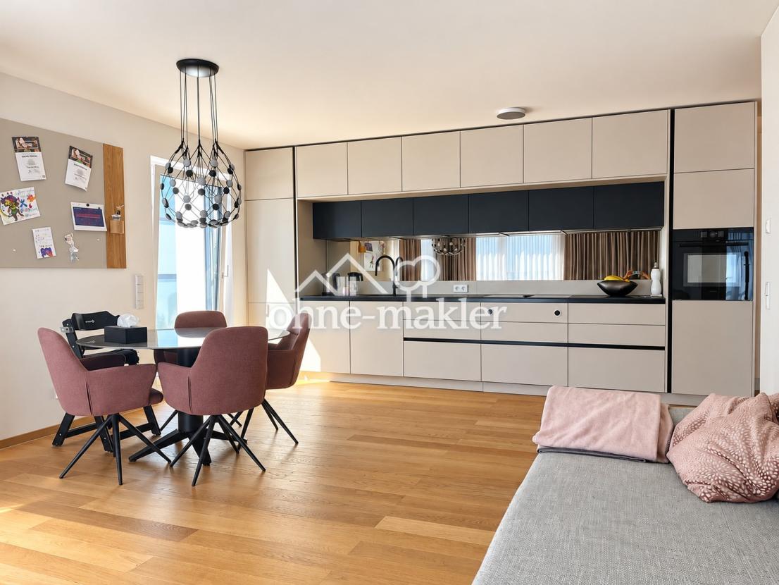 Offenes Wohnen mit Designküche