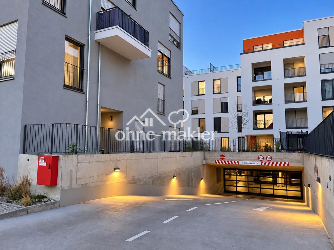 Komfortable Tiefgaragenzufahrt