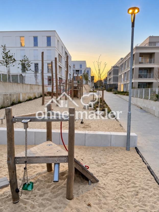 Spielplatz direkt vor der Tür