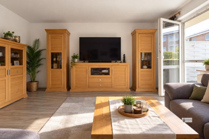 Wohnzimmer mit Terrassentür