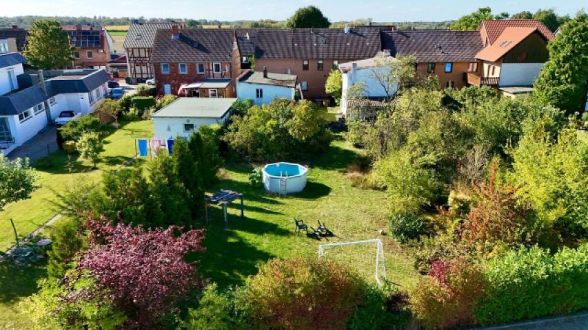 Luftbild Garten