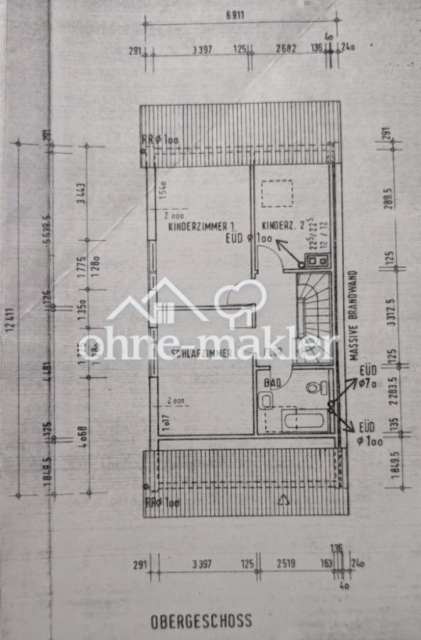 Grundriss Obergeschoss