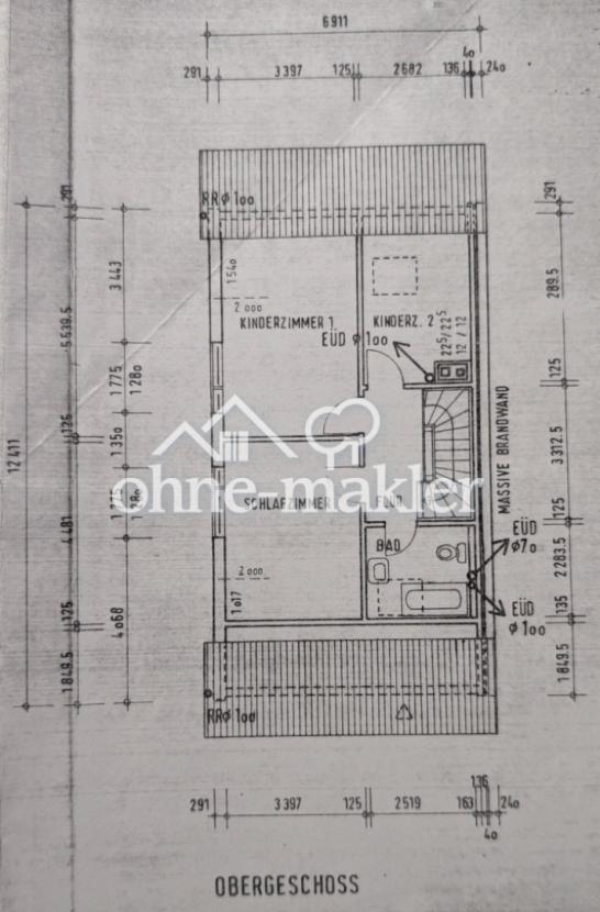 Grundriss Obergeschoss