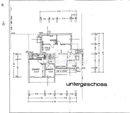Grundriss Untergeschoss